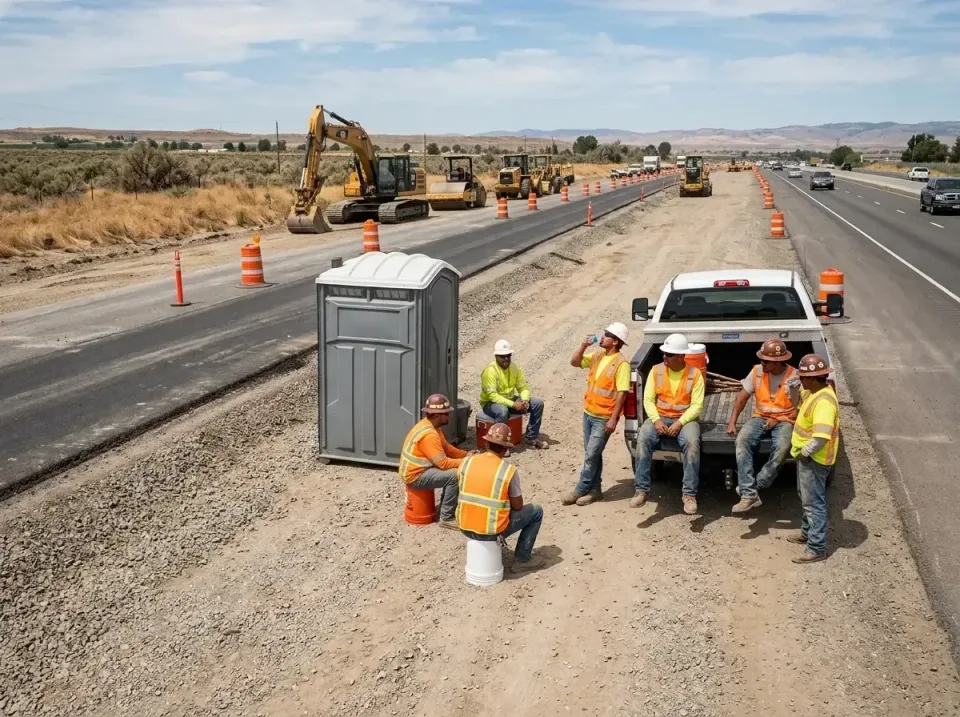 highway-road-construction-crew-007 — frequently asked questions, Porta Potty and Restroom Rentals in Rockwell City, IA